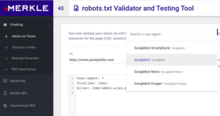 website robots txt tester
